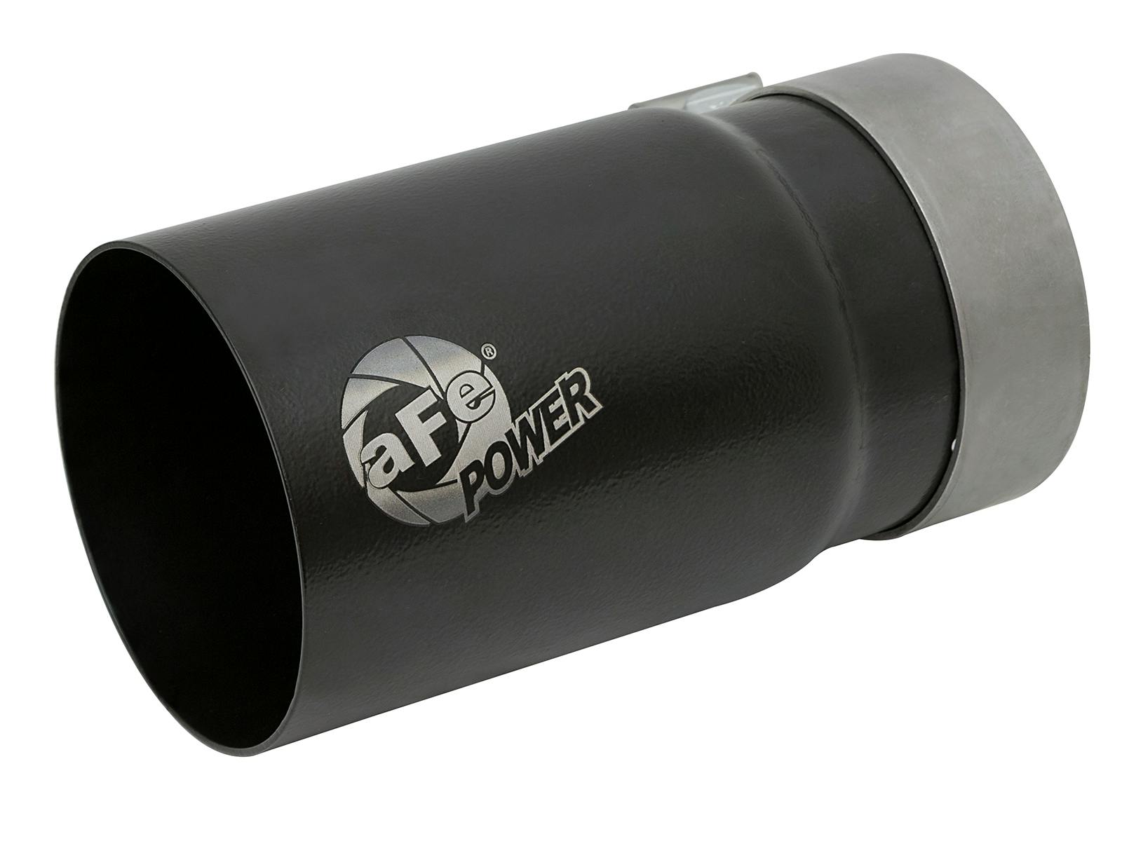 AFE 49T35404-B07 MACH Force-Xp Stainless Steel Clamp-on Exhaust Tip Black Right Side Exit