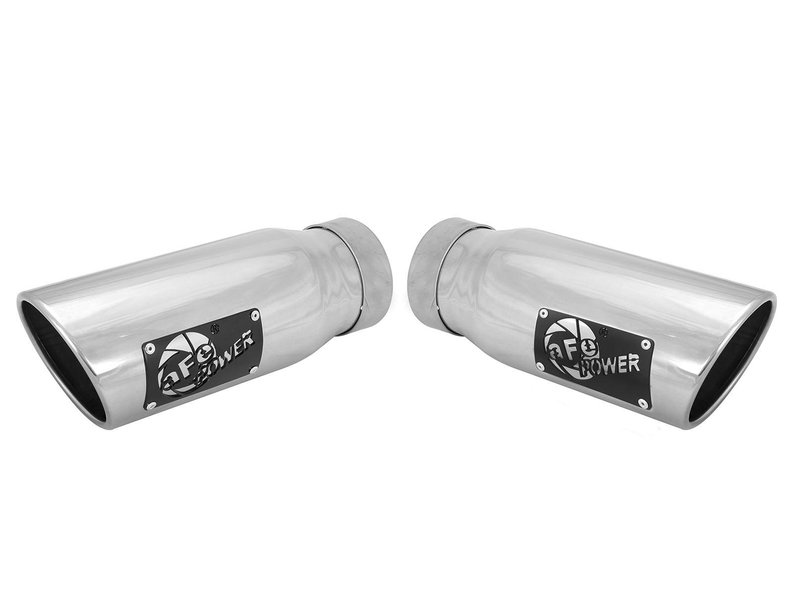 AFE 49T35456-P12 MACH Force-Xp 304 Stainless Steel Clamp-on Exhaust Tip Polished