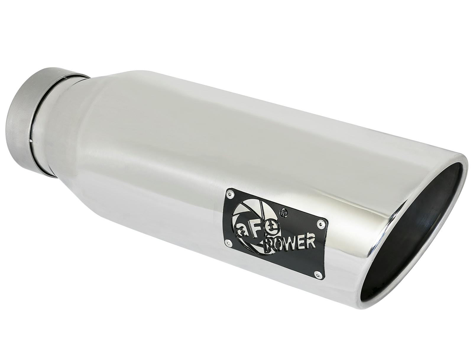 AFE 49T40601-P18 MACH Force-Xp 304 Stainless Steel Clamp-on Exhaust Tip Polished