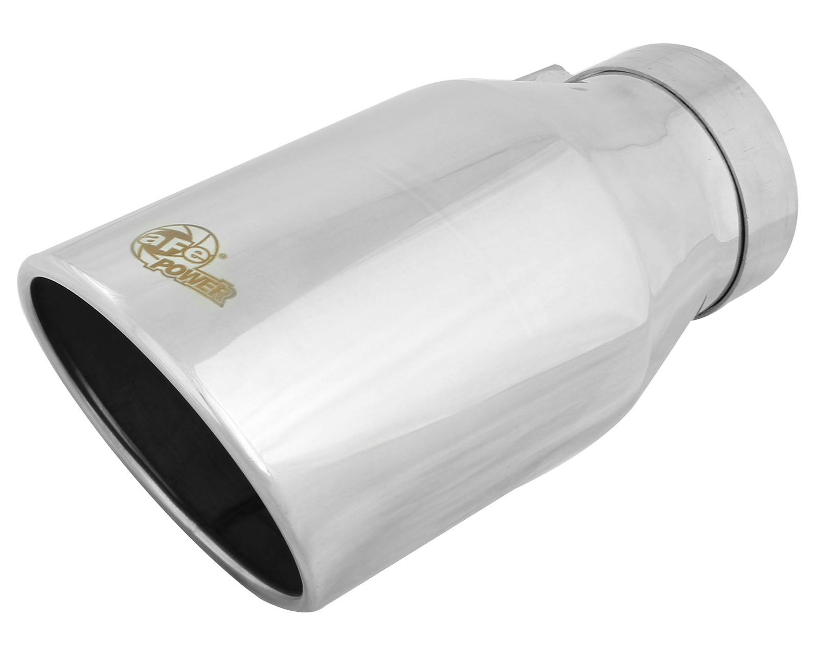 AFE 49T40604-P12 MACH Force-Xp 304 Stainless Steel Clamp-on Exhaust Tip Polished