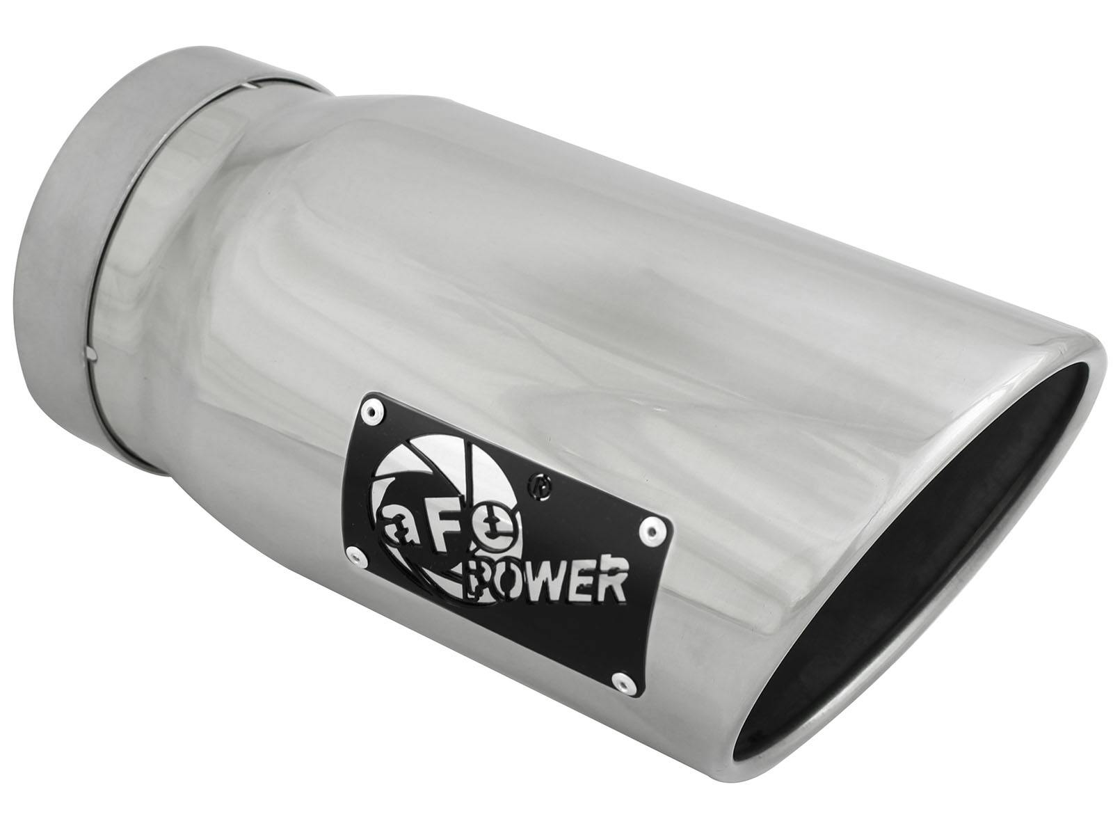 AFE 49T50601-P12 MACH Force-Xp 304 Stainless Steel Clamp-on Exhaust Tip Polished