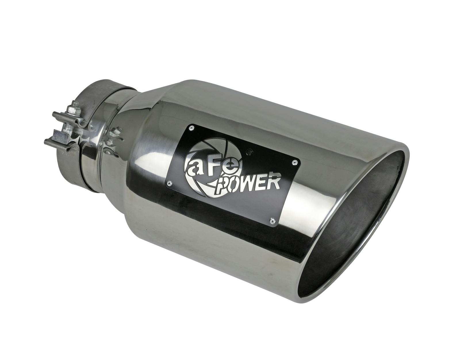 AFE 49T50801-P15 MACH Force-Xp 304 Stainless Steel Clamp-on Exhaust Tip Polished