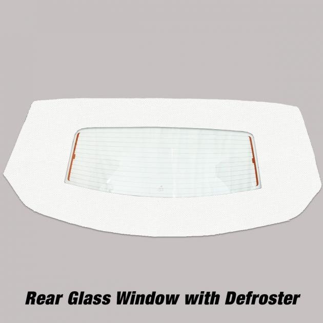 Kee Auto Top HG0155DF53SP Convertible Rear Window - Vinyl, Direct Fit