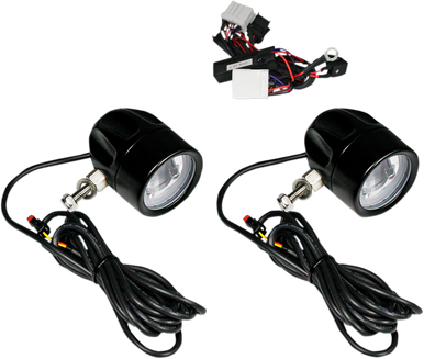 CUSTOM DYNAMICS LED Fog Light - HD - Black PB-FOG-HD-B