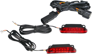 CUSTOM DYNAMICS Luggage Rack Light Bar - Red CD-LR-10-R