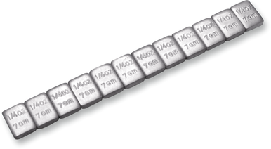 MOTION PRO Wheel Weight - Steel - Silver - 90 oz Box 08-0452
