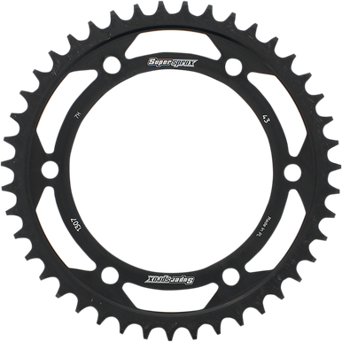 SUPERSPROX Rear Sprocket - 43-Tooth RFE-1307-43-BLK
