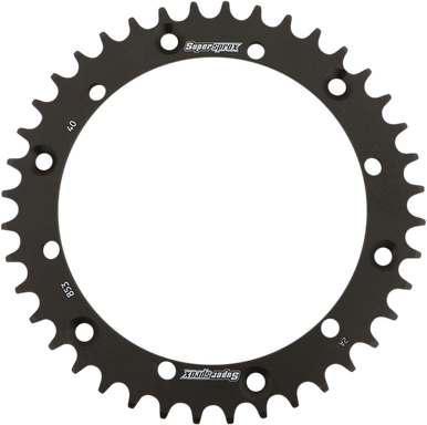 SUPERSPROX Steel Rear Sprocket - 40-Tooth RFE-853-40-BLK