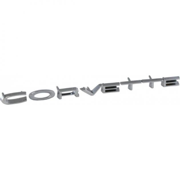 Trim Parts 1968-1973 Corvette Rear Bumper Letter Set 5023