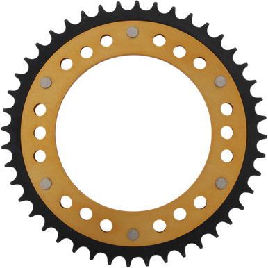 SUPERSPROX Stealth Rear Sprocket - 44-Tooth - Gold - Honda RST-1306-44-GLD