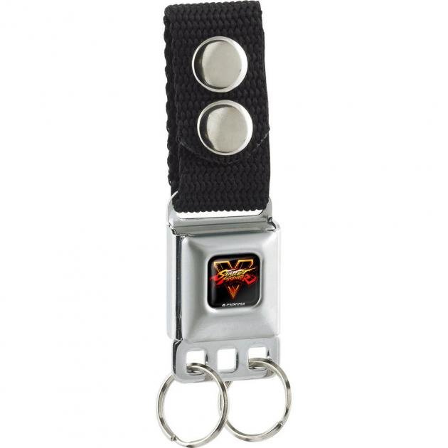 Keychain - STREET FIGHTER V Full Color Black/Yellow-Red Fade
