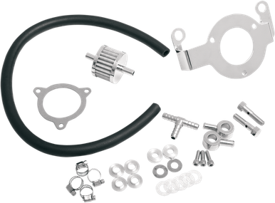 DRAG SPECIALTIES Air Cleaner Bracket with Breather - '08-'16 FL 120185