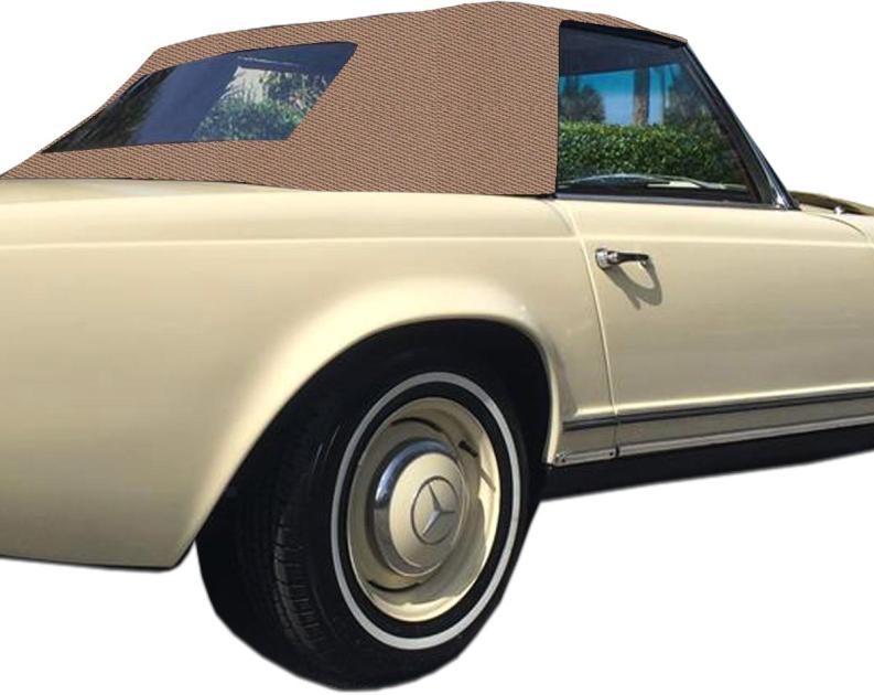 Kee Auto Top CF4144WC03TFDO Convertible Top - Beige/Tan, Cloth, Direct Fit