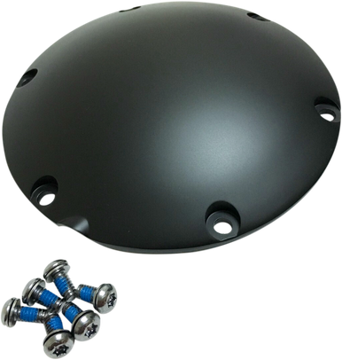 DRAG SPECIALTIES Satin Black Derby Cover 301500