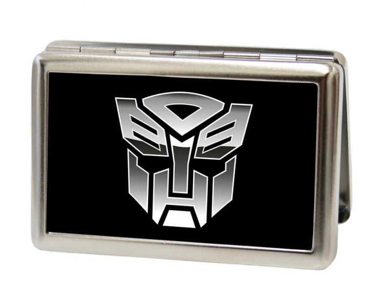 Business Card Holder - LARGE - Autobot Logo FCG Black/Silver-Fade