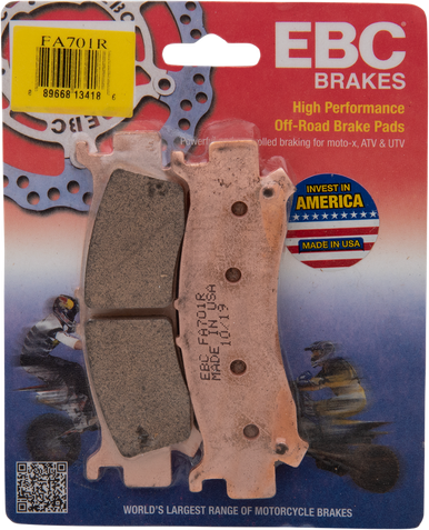 EBC Sintered Metal Brake Pads - FA701R FA701R