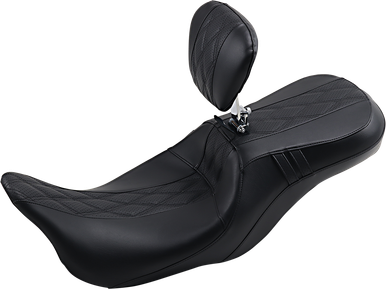 Le Pera Outcast 2-Up Seat with Backrest for Harley-Davidson Road King 2008-2022 LK-997BRGT2