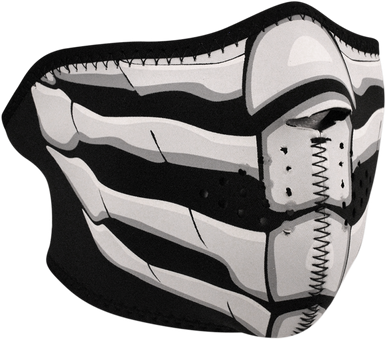 ZAN HEADGEAR Half Mask - Bonebreath Glow WNFM168HG