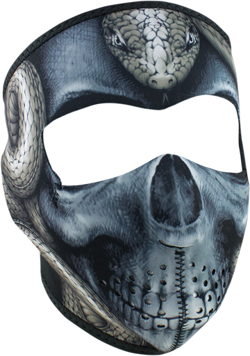 ZAN HEADGEAR Full-Face Mask - Snake Skull WNFM415