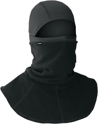 ZAN HEADGEAR Balaclava with Neck Gaiter - Black WB114C