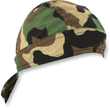 ZAN HEADGEAR Flydanna‚Â Head Wrap - Woodland Camo Z118C