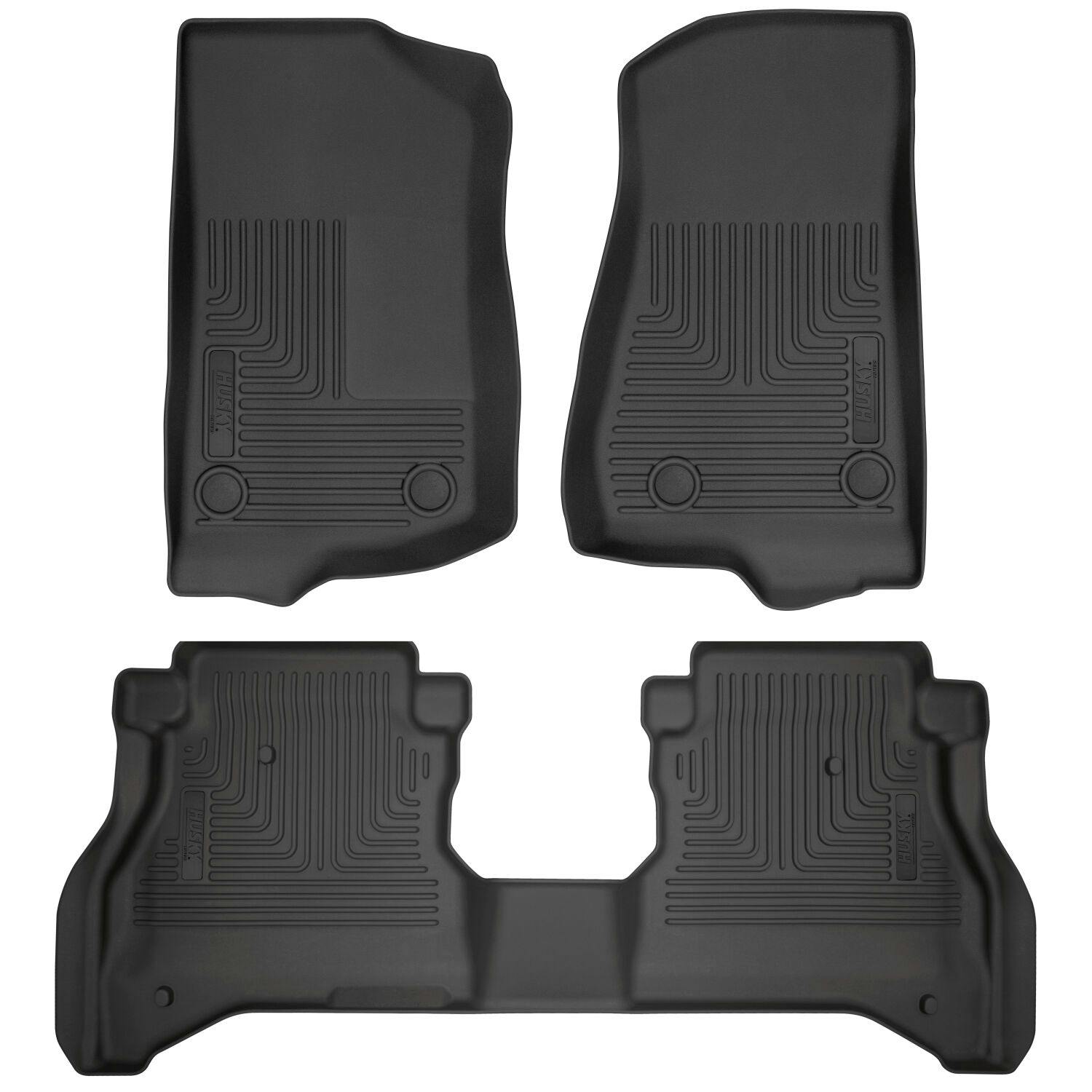 Husky Liners 93681 Weatherbeater - Front & 2nd Seat Floor Liners