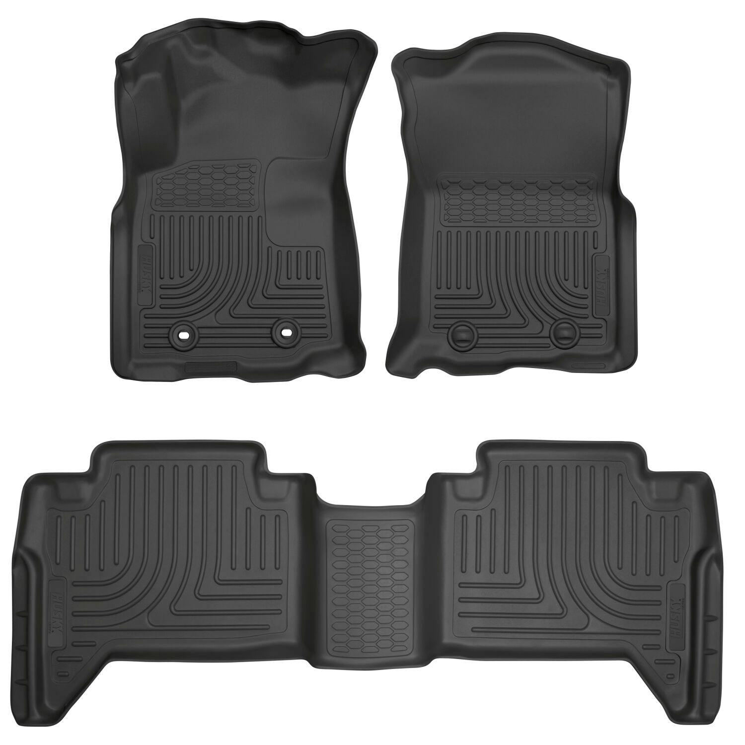 Husky Liners 93881 Weatherbeater - Front & 2nd Seat Floor Liners