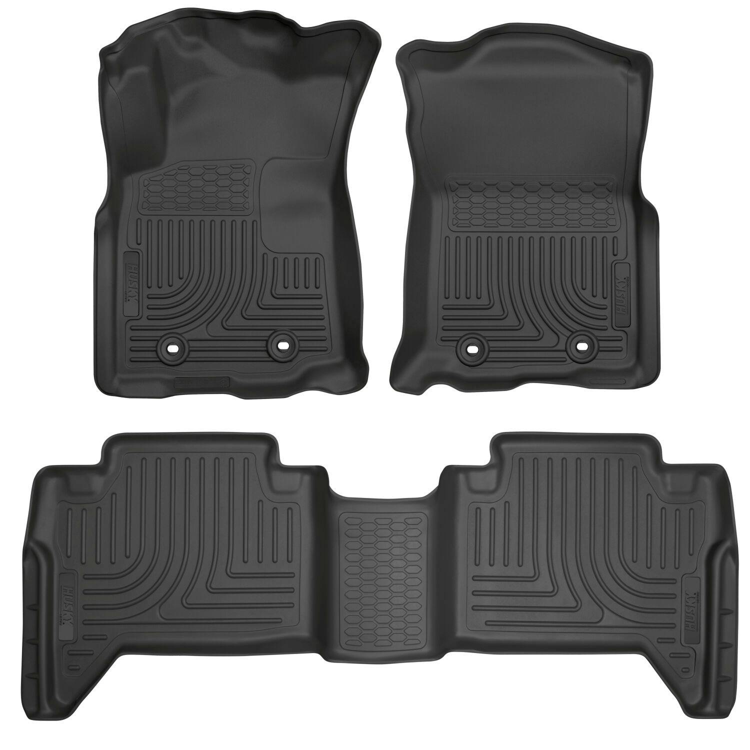Husky Liners 93931 Weatherbeater - Front & 2nd Seat Floor Liners