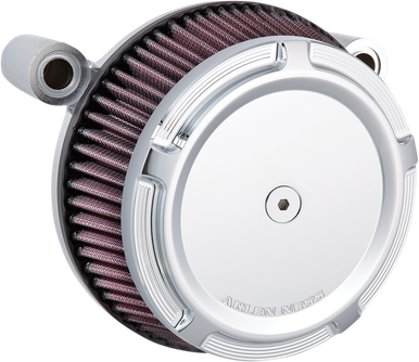 ARLEN NESS Beveled Synthetic Stage-1 Air Cleaner - Chrome 50-845