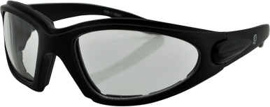 ZAN HEADGEAR Texas Sunglasses - Black - Clear EZTX001C