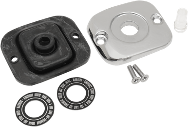 DRAG SPECIALTIES Master Cylinder Cover - OEM - Chrome - '96-'17 DS373812-1