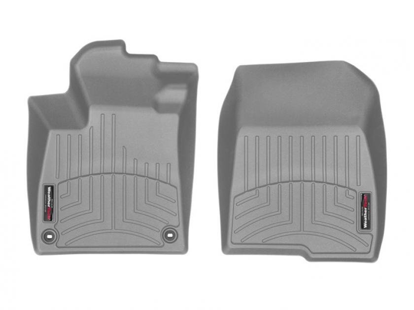 Weathertech 4612641, Floor Liner, DigitalFit (R), Molded Fit, Raised Channels With A Lower Reservoir, Gray, High-Density Tri-Extruded Material, 2 Piece