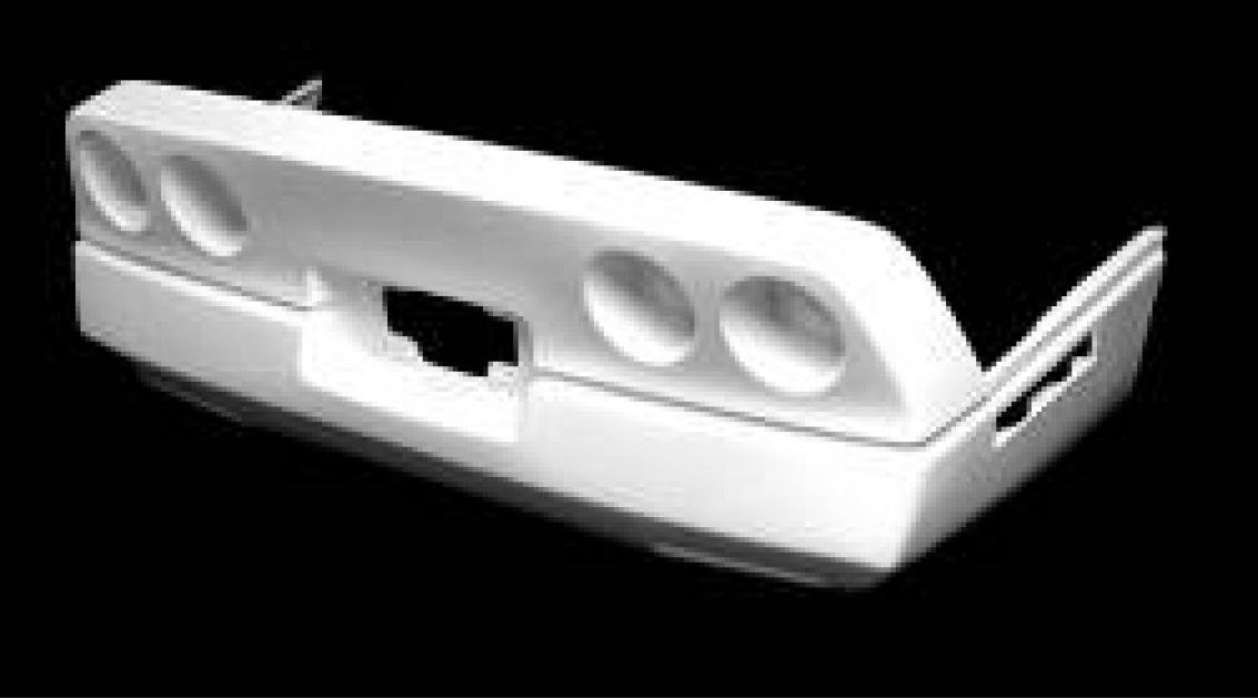 Corvette Rear Bumper, Stock Design, ACI, 1984-1990