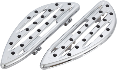 ARLEN NESS Driver Floorboard - Deep Cut - Chrome 06-838