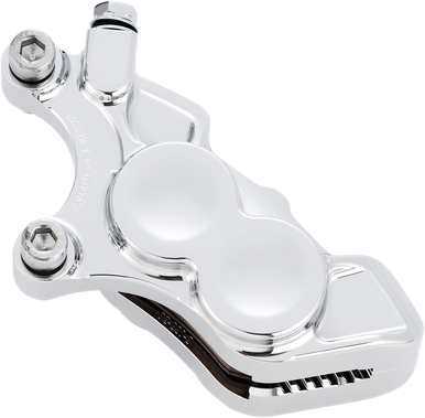 ARLEN NESS 4-Piston Caliper - Front Right - 11.8" - Chrome 02-222