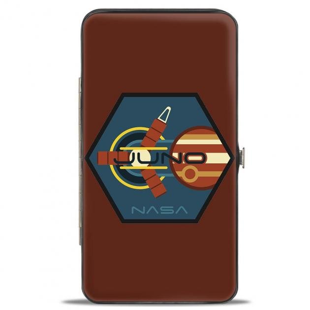 Hinged Wallet - JUNO Jupiter Burnt Orange/Blues/Yellow/Oranges