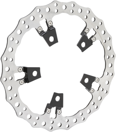 ARLEN NESS Jagged Left Brake Rotor - Touring - 14" 02-950