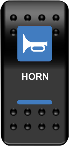 MOOSE UTILITY Rocker Switch - Horn - Blue HRN-PWR