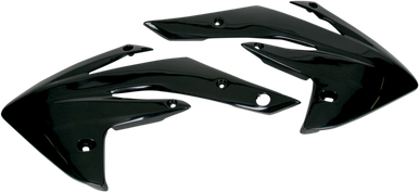 UFO Radiator Shrouds - Black - CRF 150 HO04619-001