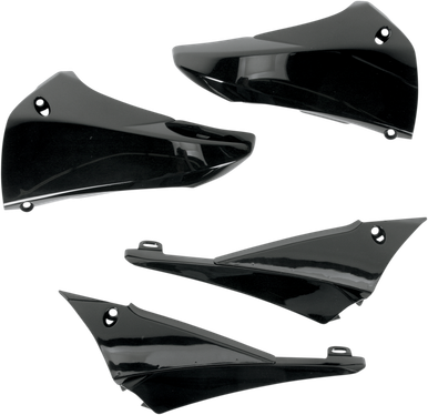UFO Upper Radiator Shrouds - BlackYZF 450 YA04823-001