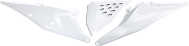 UFO Vented Side Panel - KTM White - KTM KT05004-042