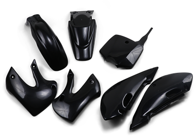 UFO Replacement Body Kit - Black - KLX110 KA37002001