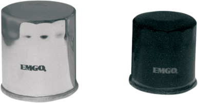 EMGO Micro-Tech Oil Filter - Chrome 10-55672