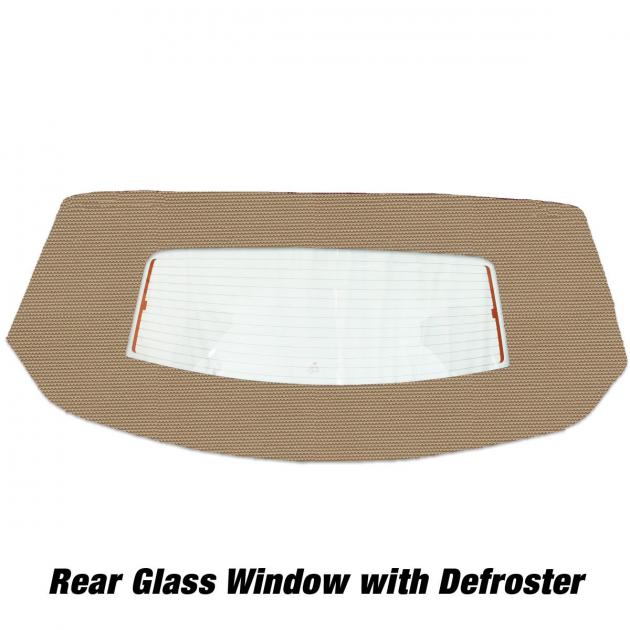 Kee Auto Top HG0361DF07SDX Convertible Rear Window - Vinyl, Direct Fit