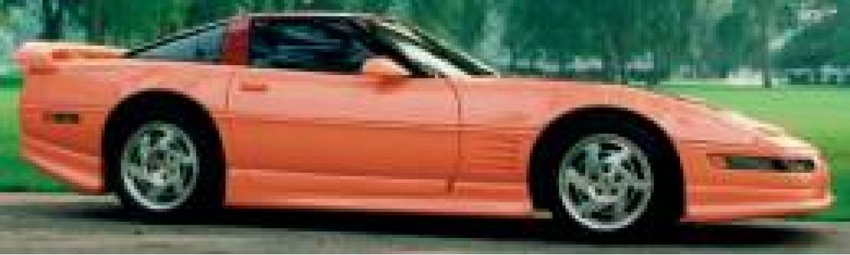 Corvette Ground Effects Kit, Motorsport 7 Piece, ACI, 1991-1996