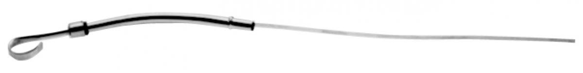 Proform Engine Oil Pan Dipstick and Tube Kit, Chrome, Steel, For Small Block Chevy 55-77 66116