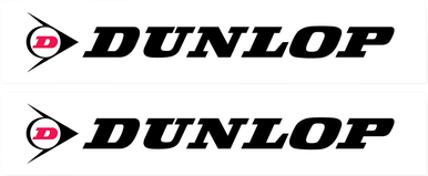 FACTORY EFFEX FX Swingarm Sticker - Dunlop - Black 02-7069