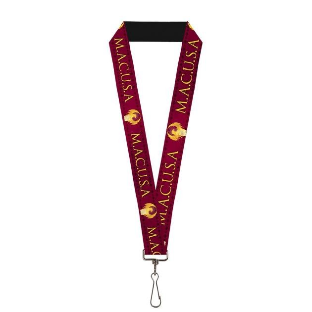 Lanyard - 1.0" - MACUSA/Seal Reds/Golds/White