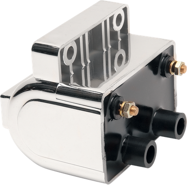DRAG SPECIALTIES Dual-Fire Ignition Coil - Harley Davidson - Chrome 10-2032