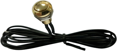 DRAG SPECIALTIES Mini Push-Button Switch - Gold 370339